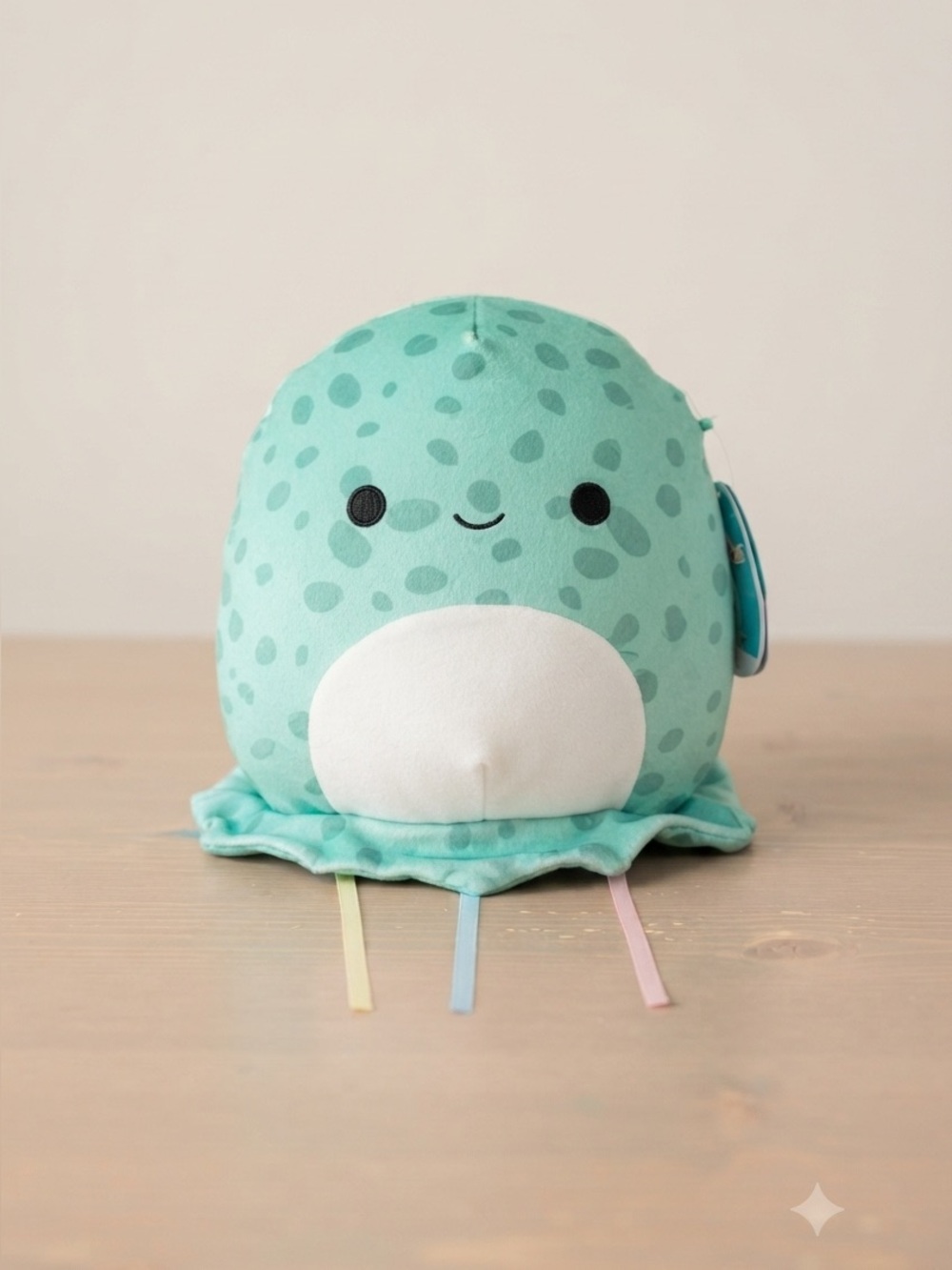 Squishmallows Forina the Jellyfish. 8” Green & White